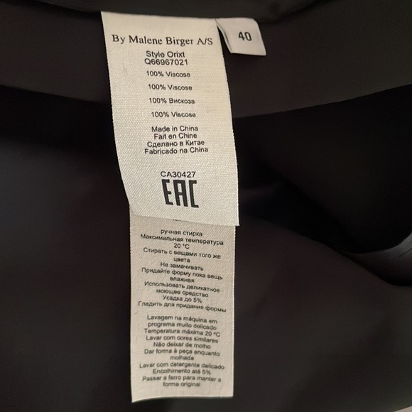 By Malene Birger Black Midi Dress - Picture 10 of 14